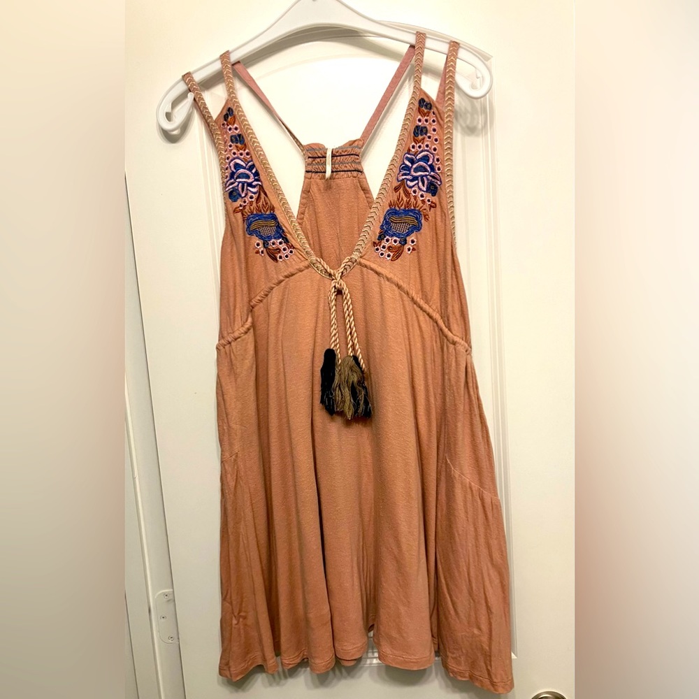 Free People pink mini dress